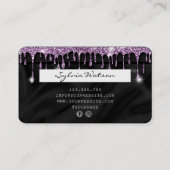 Visite Carte de crédit Styled Driving Violet Silk (Dos)