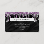 Visite Carte de crédit Styled Driving Violet Silk (Dos)