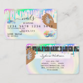 Visite Carte de crédit Styled Holograph Drivers (Devant / Derrière)