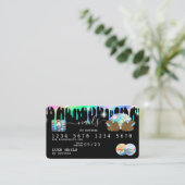 Visite Carte de crédit Styled Holograph Drivers (Debout devant)