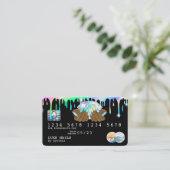 Visite Carte de crédit Styled Holograph Drivers (Debout devant)