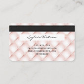 Visite Carte de crédit Styled Rose Gold (Dos)