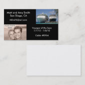 Visite Carte de croisière (Devant / Derrière)