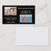 Visite Carte de croisière (Devant / Derrière)