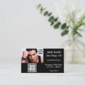 Visite Carte de croisière gay avec code QR (Debout devant)