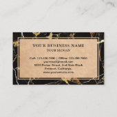 Visite Carte de cuisine en granit noir Splashback (Dos)