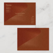 Visite Carte de cuivre de profil (Devant / Derrière)