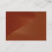 Visite Carte de cuivre de profil (Dos)