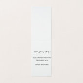 Visite Carte de déclaration personnalisée pour bébé (Extérieur déplié)