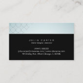 Visite Carte de décorateur de maison de planificateur de (Dos)