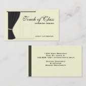 Visite Carte de décoration à la maison d'entreprise de (Devant / Derrière)