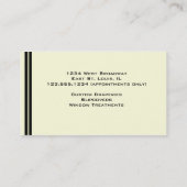 Visite Carte de décoration à la maison d'entreprise de (Dos)