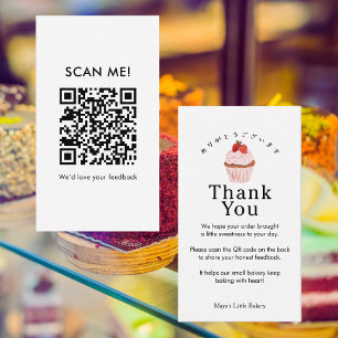 Visite Carte de demande d'avis sur Cupcake rustique aux f