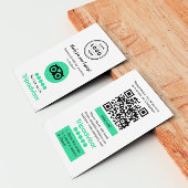 Visite Carte de demande d'avis TripAdvisor avec QR Code