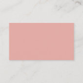 Visite Carte de demande de recette de bordure rose et bla (Dos)