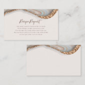 Visite Carte de demande de recette de pierre de marbre Ag (Devant / Derrière)