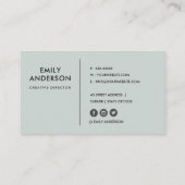 VISITE CARTE DE DÉTAIL DES MASSACHUSETTS DE L'UNIVERSITÉ  (Dos)