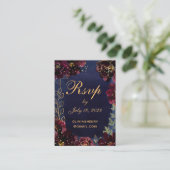 Visite Carte de détails Marine Bordeaux Online RSVP (Debout devant)