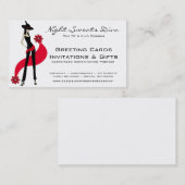 Visite Carte de diva (Devant / Derrière)