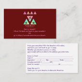 Visite Carte de don NM (Devant / Derrière)