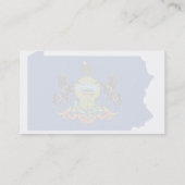 Visite Carte de drapeau de la Pennsylvanie (Dos)