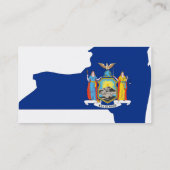 Visite Carte de drapeau de New York (Dos)