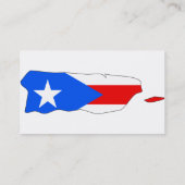 Visite Carte de drapeau de Porto Rico (Dos)