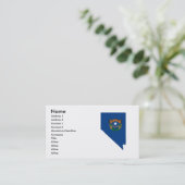 Visite Carte de drapeau du Nevada (Debout devant)