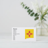 Visite Carte de drapeau du Nouveau Mexique (Debout devant)