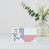 Visite Carte de drapeau du Texas (Debout devant)