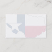 Visite Carte de drapeau du Texas (Dos)
