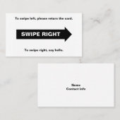 Visite Carte de droite à essuie-glace Real Life (Devant / Derrière)