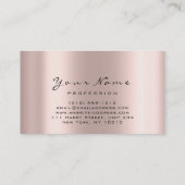 Visite Carte de fidélité 6 Maquillage Eyebrow Eyes Lashes (Dos)