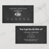 Visite Carte de fidélité à la boulangerie rustique (Devant / Derrière)