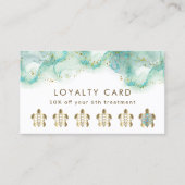 Visite carte de fidélité à la tortue de mer (Devant)
