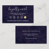 Visite Carte de fidélité à la typographie simple et éléga (Devant / Derrière)