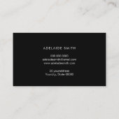 Visite carte de fidélité aqua opal gemstone (Dos)