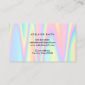 Visite carte de fidélité aux couleurs pastel (Dos)