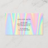 Visite carte de fidélité aux couleurs pastel (Dos)