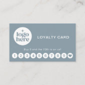 Visite Carte de Fidélité avec Logo Moderne Professionnel  (Devant)