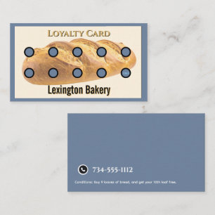 Visite Carte de fidélité Boulangerie Carte de fidélité