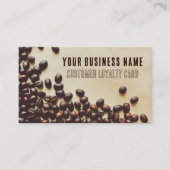 Visite Carte de fidélité client Coffee Bean (Devant)