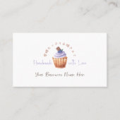 Visite Carte de fidélité client de boulangerie Cupcake Bl (Devant)
