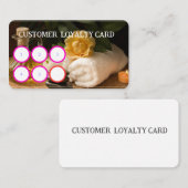 VISITE CARTE DE FIDÉLITÉ CLIENT SPA (Devant / Derrière)