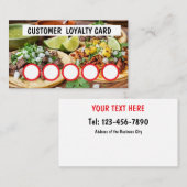 VISITE CARTE DE FIDÉLITÉ CLIENT - TAQUERIA (Devant / Derrière)