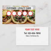 VISITE CARTE DE FIDÉLITÉ CLIENT - TAQUERIA (Devant / Derrière)