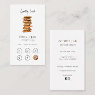 Visite Carte de fidélité de la boutique de biscuits migno