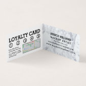 Visite Carte de fidélité de l'artiste maquillage moderne  (Intérieur)