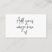 Visite Carte de fidélité de marque du logo du Carte de vi (Dos)