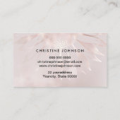 Visite carte de fidélité design de tournesol (Dos)